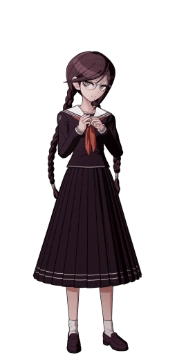 Image - Danganronpa full body sprite - Toko Fukawa.png | Fantendo