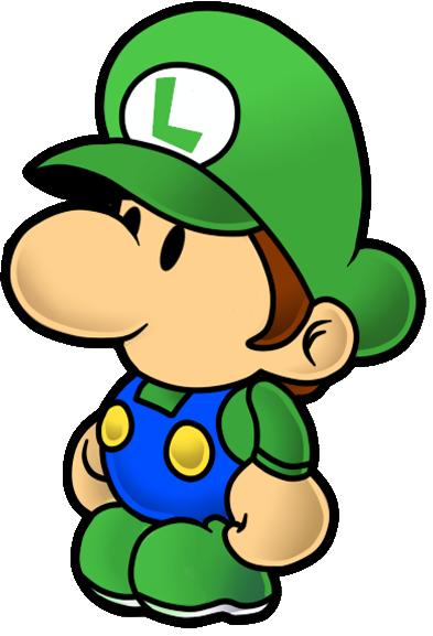 paper baby luigipng