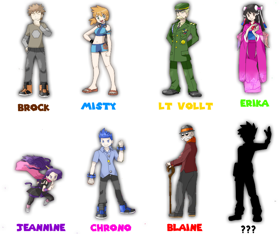 pokemon sacred gold trainer rosters
