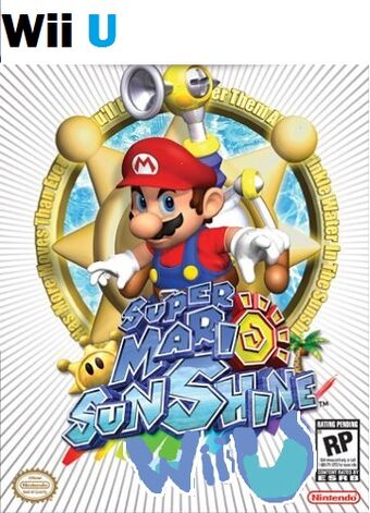 mario sunshine wii-cover game!