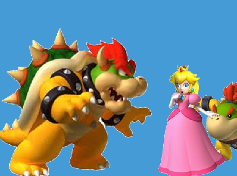 Image Bowser and Peach.PNG Fantendo Nintendo Fanon Wiki FANDOM