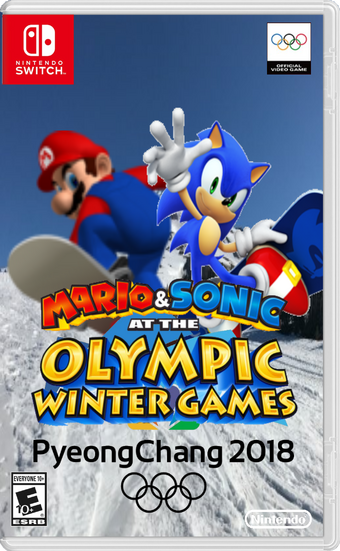 Mario Sonic At The Pyeongchang 2018 Olympic Winter Games