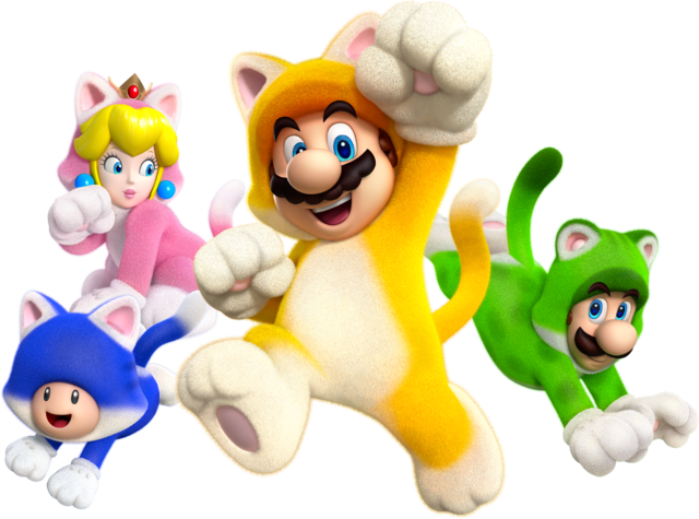 super mario 3d cat world
