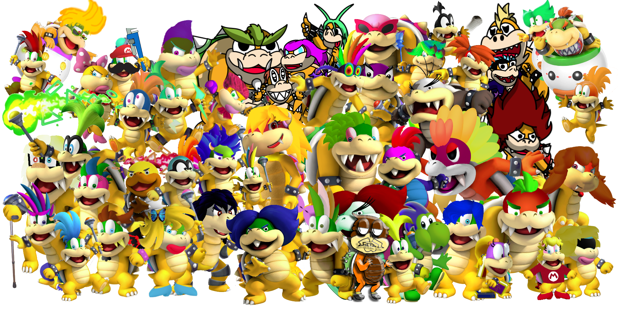 Image All Koopalings 2015png Fantendo Nintendo Fanon Wiki 