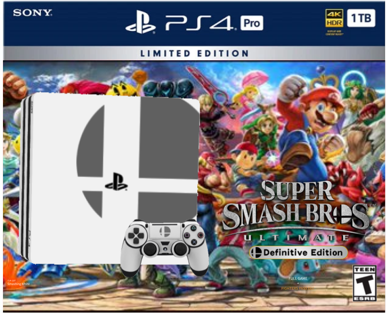 Smash Bros. Ultimate PS4 Pro Bundle (Fanmade) | Fandom
