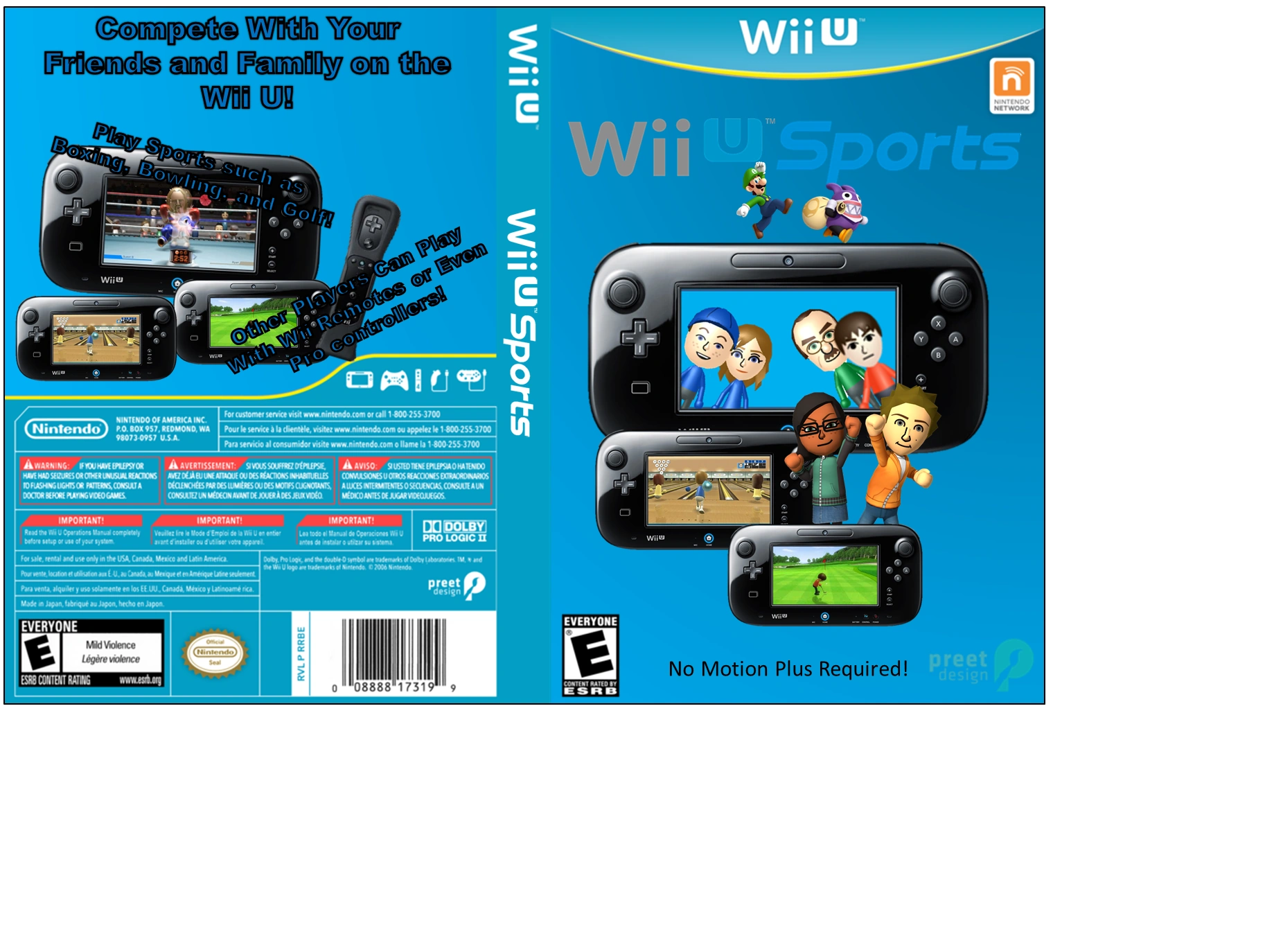 Image Wii U sports box art.png Fantendo Nintendo Fanon Wiki