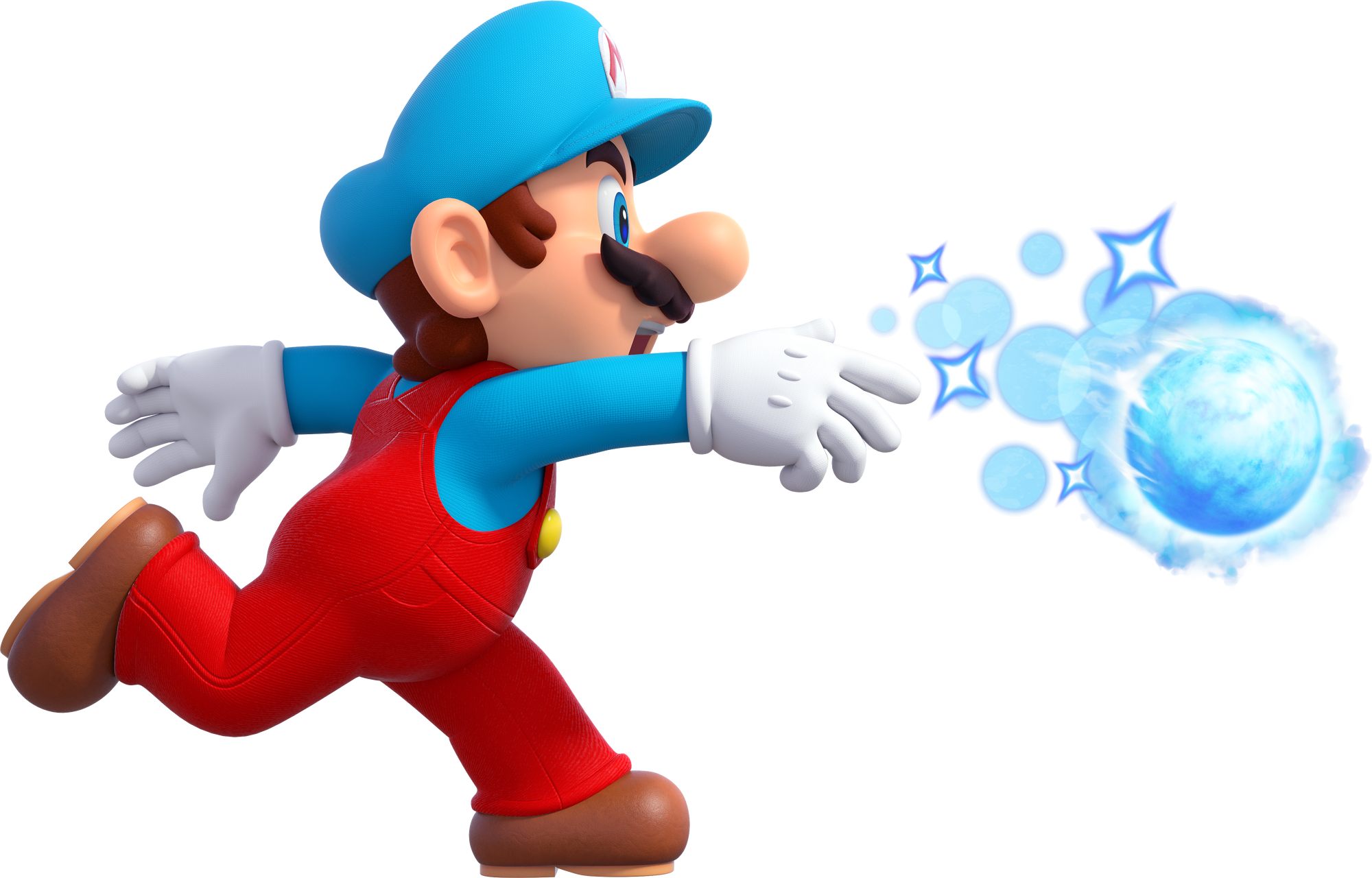 fire mario and ice luigi