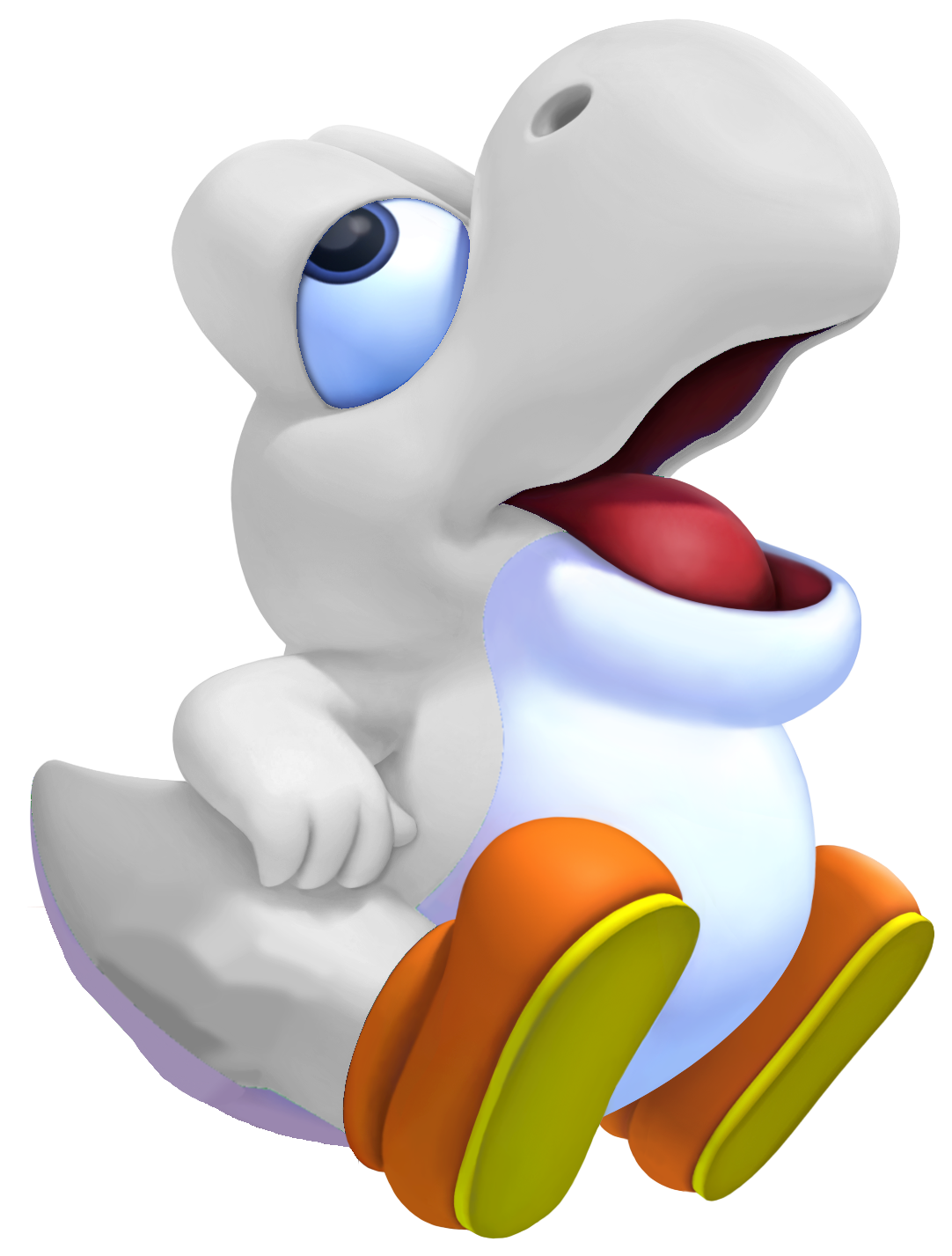 Image - White Baby Yoshi 3D.png | Fantendo - Nintendo Fanon Wiki