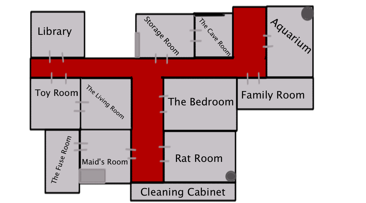 Luigis Mansion Basement Map