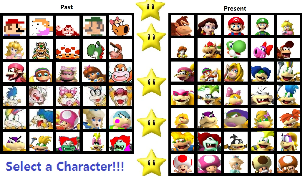 Mario Party 9 Characters Names