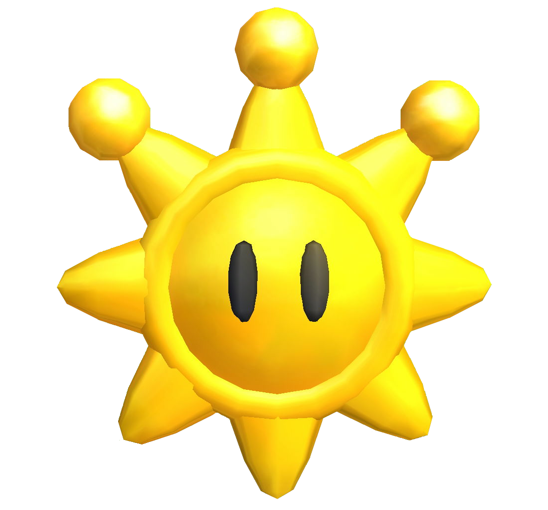 Mario Sunshine Shine Sprites