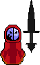 Dark Scar With Sword