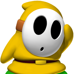 yellow shy guy plush