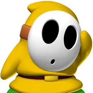 yellow shy guy plush