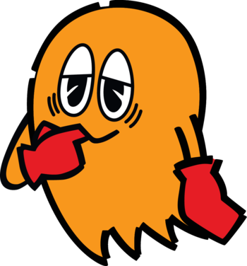 Pac Man Clyde - 350x376 - png Pac Man Clyde