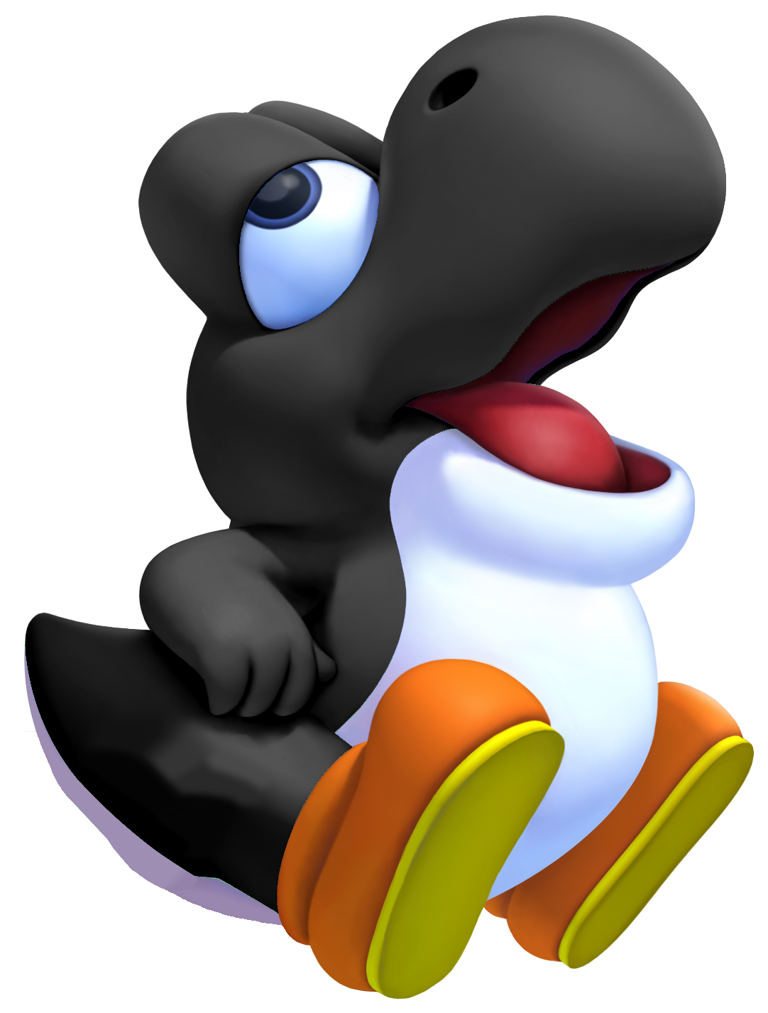 Image - Black Baby Yoshi 3D.png | Fantendo - Nintendo Fanon Wiki