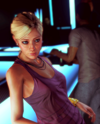 Daisy in der Bar