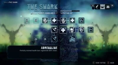 Shark Skill tree