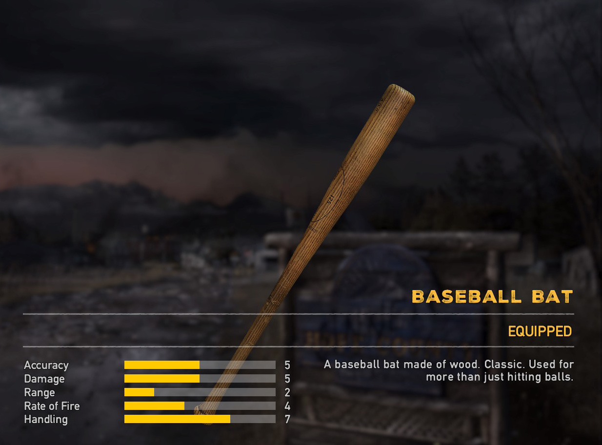 Baseball bat fallout 4 фото 87