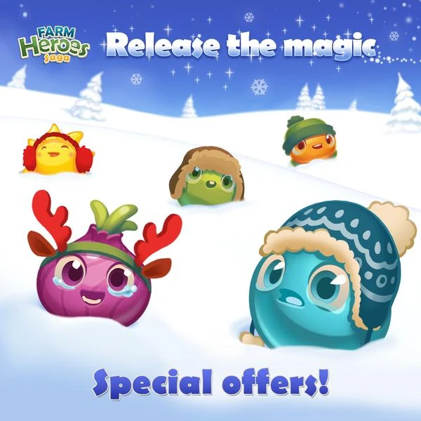 Image Christmas Release the magic.jpg Farm Heroes Saga Wiki