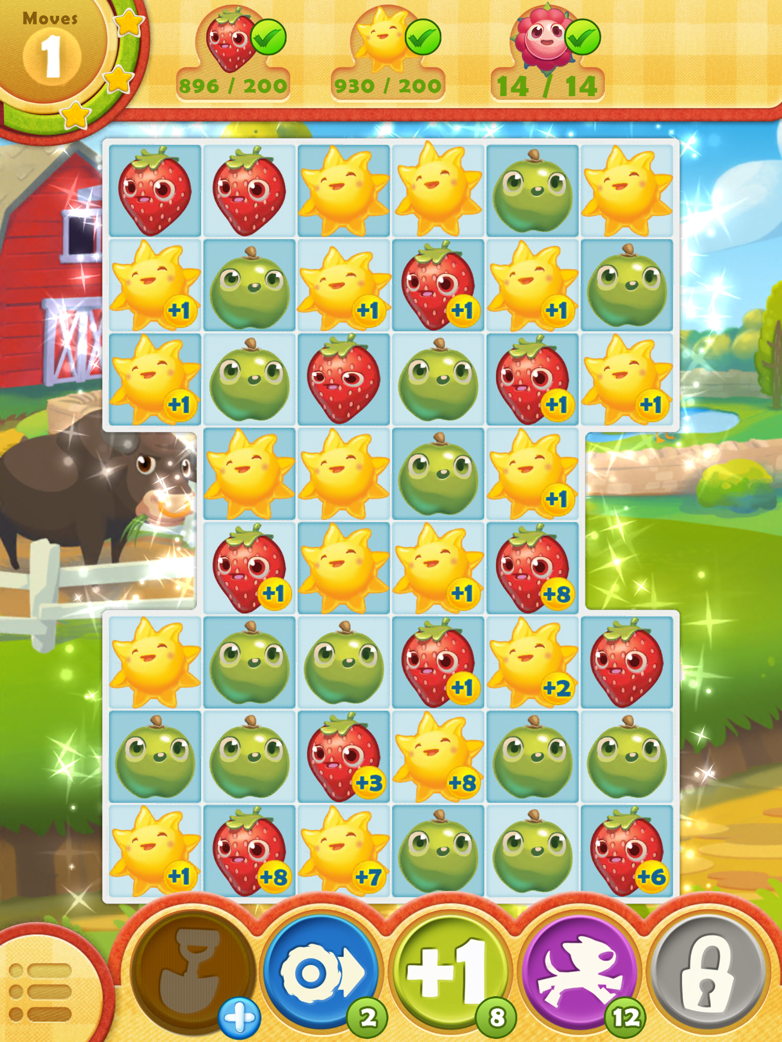 sun farm heroes saga
