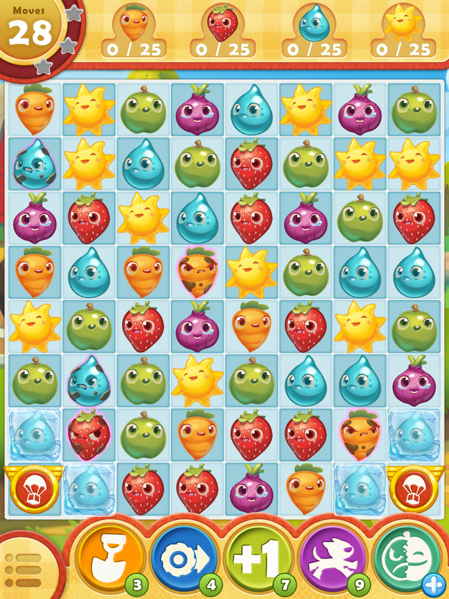 CategoryLevels with ice Farm Heroes Saga Wiki FANDOM powered by Wikia