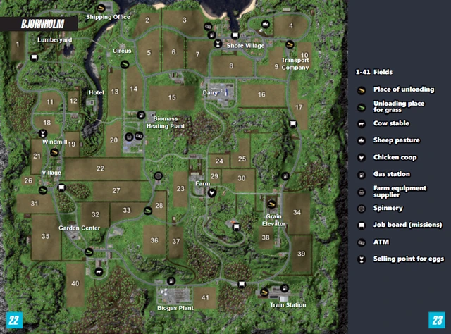 Image - Bjornholm Map.png | Farming Simulator Wiki | FANDOM powered by
