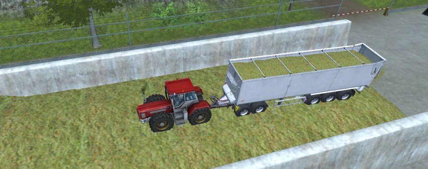 farming simulator 14 how to deliver chaff