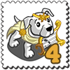 Apollo Pit Dog Stamp-icon