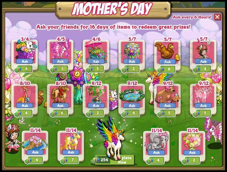 farmville 2 country escape mothers day event