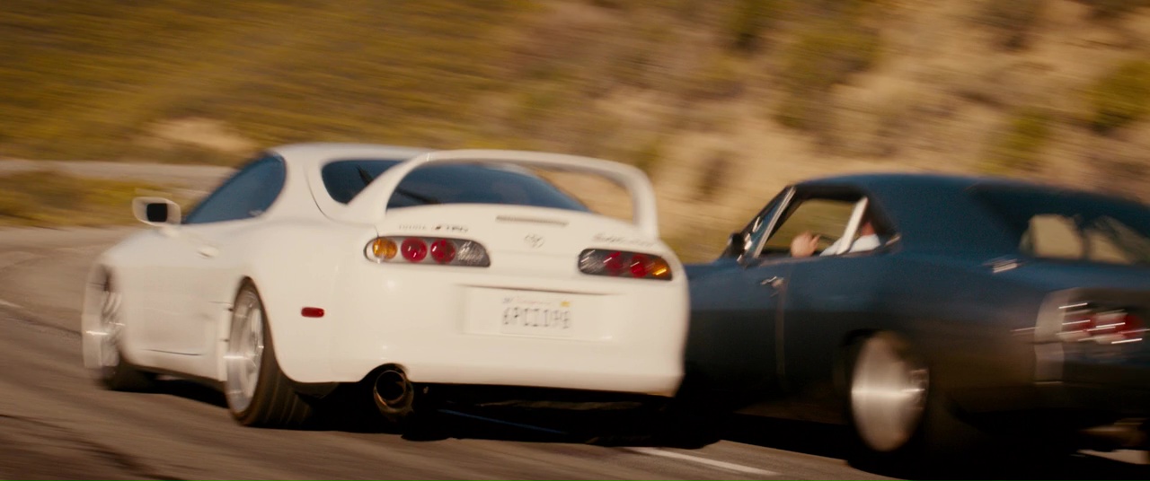 brian's white toyota supra