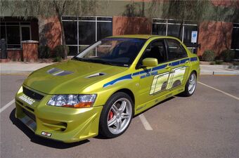 2002 Mitsubishi Lancer Evolution Vii The Fast And The