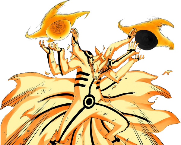 naruto kyuubi six paths mode