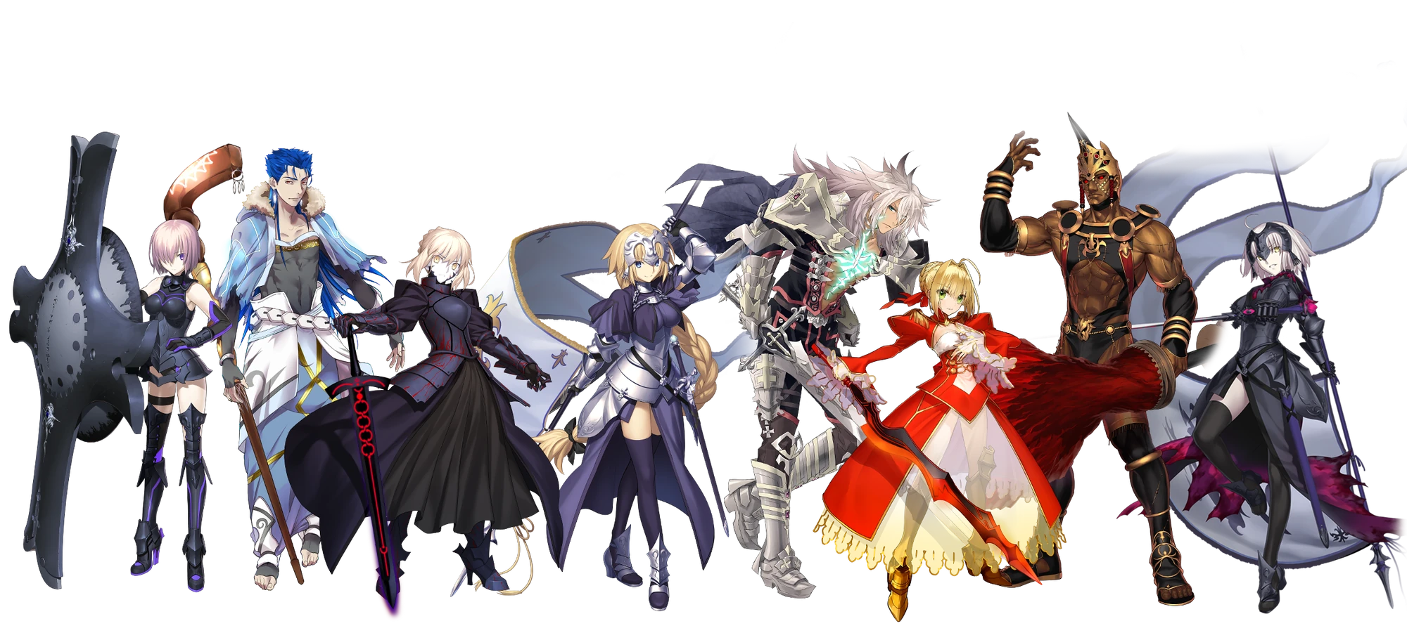 Image Fate Grand Party Part I servants.png Fate/Grand Order Wikia