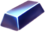 Blue metalic block