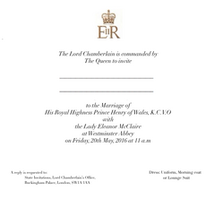 Elle and Harry's Wedding Invitation