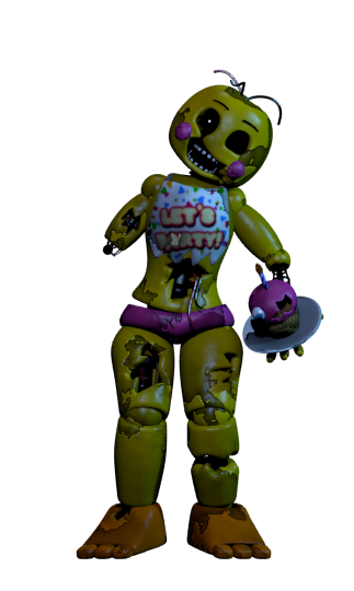 fnaf withered toy chica