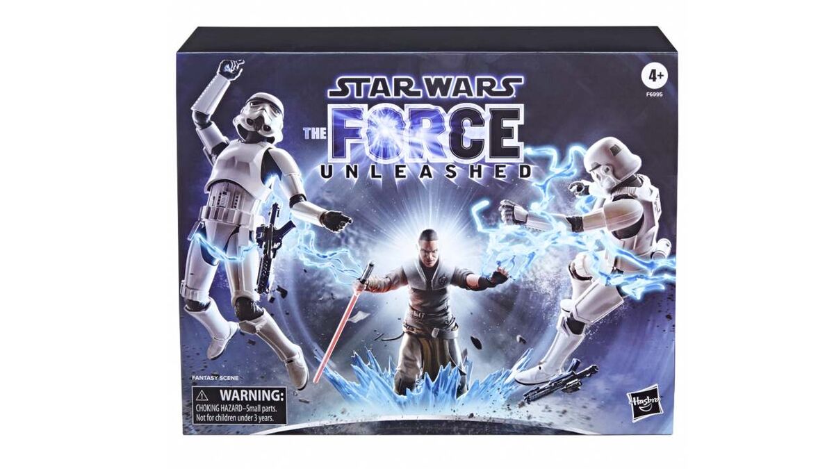 Star Wars: The Force Unleashed Black Series Action Figure Starkiller &  Troopers 15 cm - Planet Fantasy