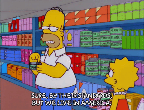 Pop Culture Patriot Homer Simpson