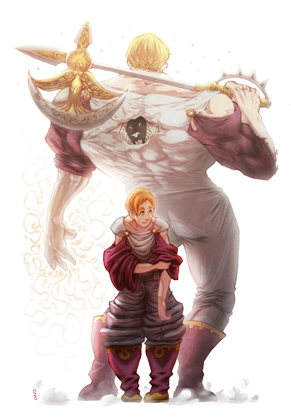 Image Escanor Nanatsu No Taizai Drawn By Desorienter