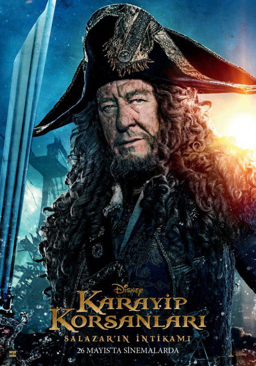 Bild - Hector Barbossa Fluch der Karibik 5 Poster 1.jpg ...
