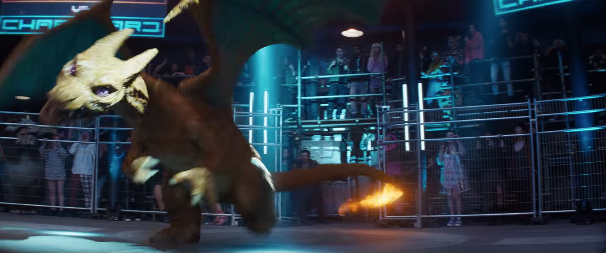 Detective Pikachu Charizard and Sebastian