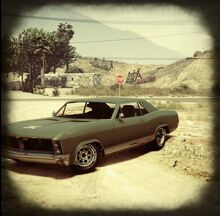 Elijah's primered green Buccaneer - 2014