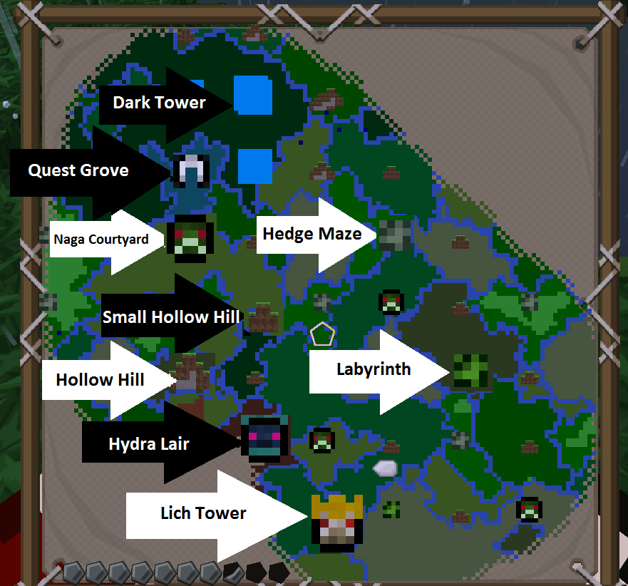 scum map with key scum map with key