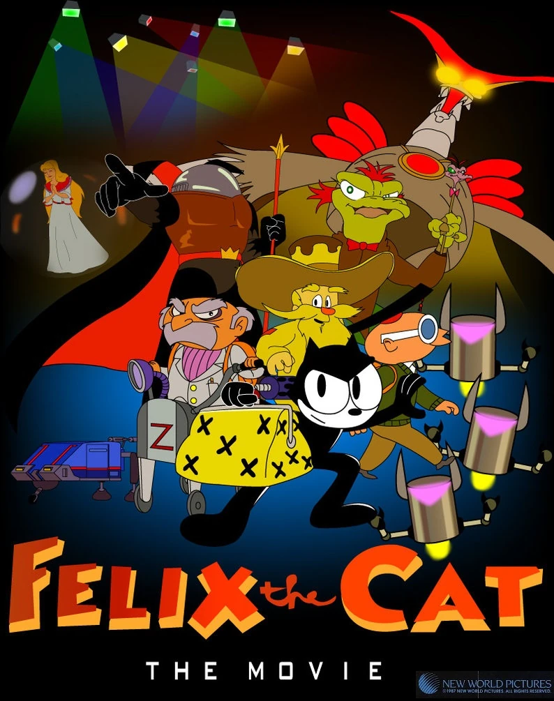 Image Felix the cat the movie character poster by