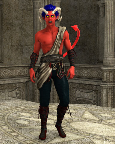 File:Vor'drek Nisharra - Tiefling (half devil) Monk PRINT.jpg