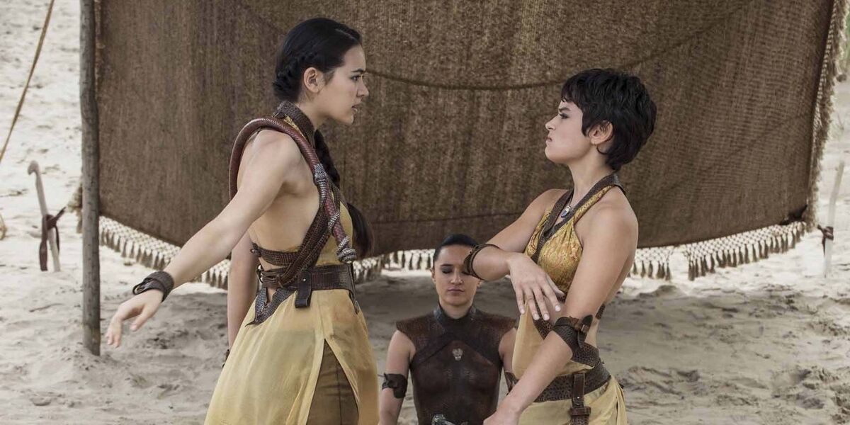 sand snakes arguing intro game of thrones helen sloan