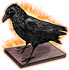 Icon-Raven Figurine