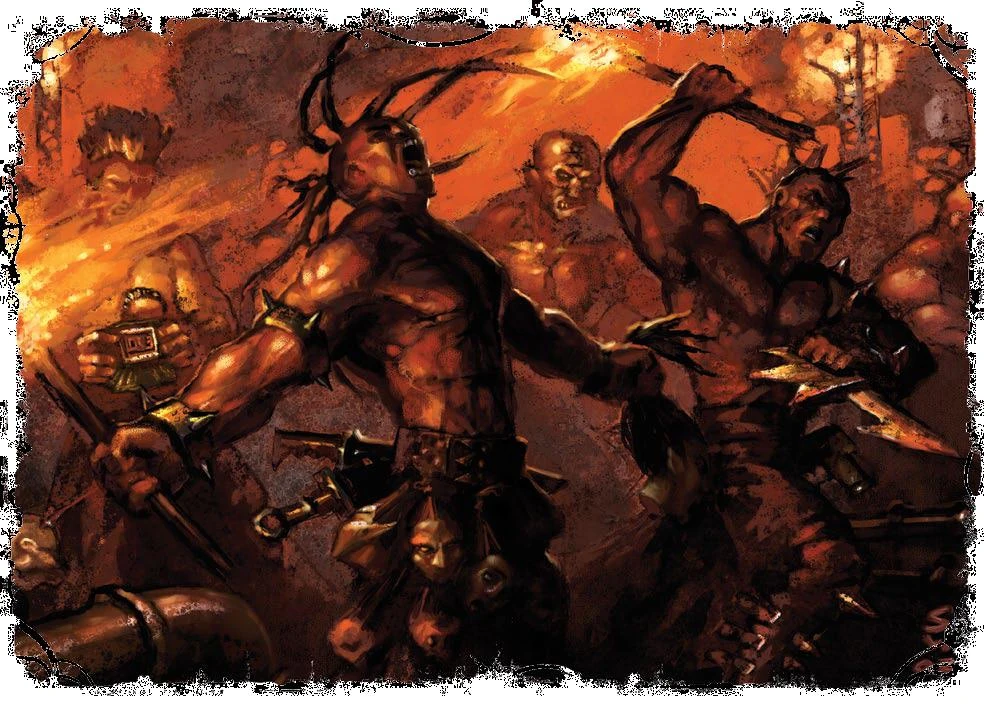 сражение фэнтези. сангвиний против хоруса. кровавый пакт вархаммер. битва за могилу императора демонов. битва за могилу императора демонов.