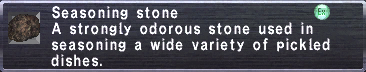 Seasoning stone